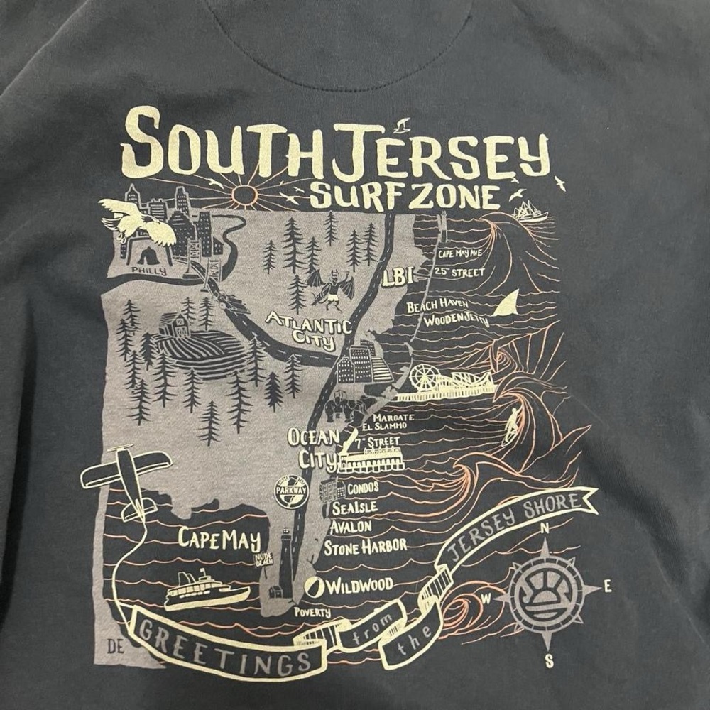 Distant Local x Flying Point Surf & Sport Hoodie size L